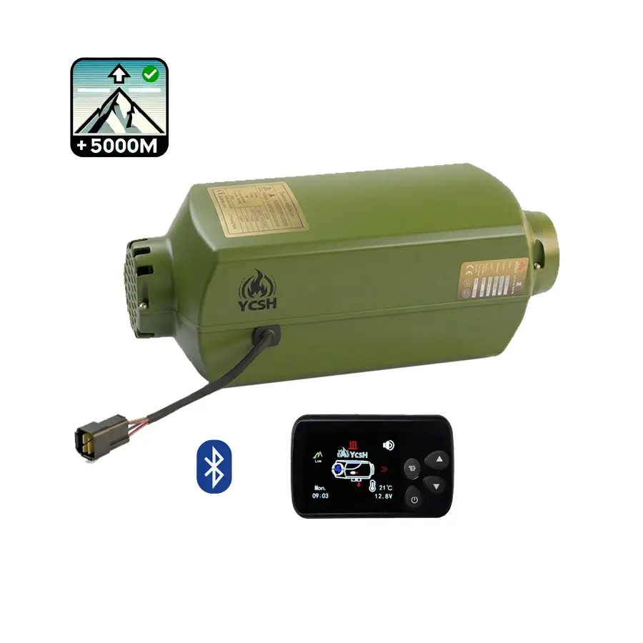 Calefaccion estacionaria diesel 5kw 12v ch22 v3 ALUMINIO