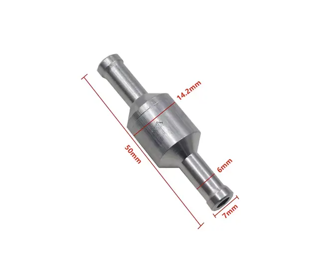 Anti-retour chauffant ycsh 6mm avec dimensions et mesures