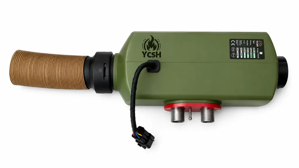 Comment connecter le tube d'admission ou d'air froid dans un chauffage stationnaire ycsh